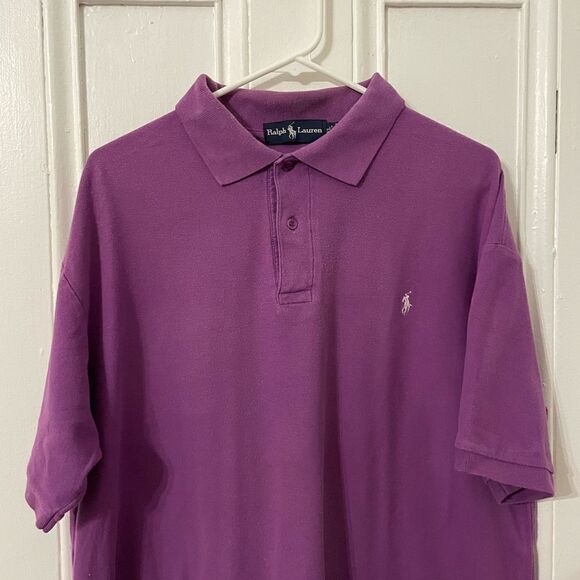 VINTAGE Polo Ralph Lauren short sleeve collar shirt - Picture 2 of 5